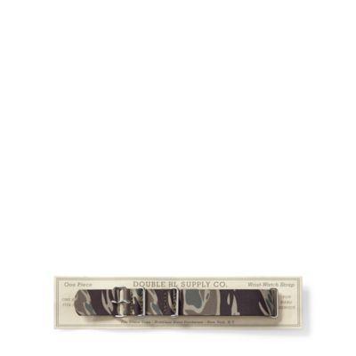 Ralph Lauren Camo Canvas Watch Strap Camo