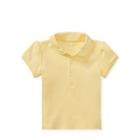 Ralph Lauren Cotton Interlock Polo Shirt Wicket Yellow 12m