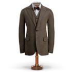 Ralph Lauren Linen Twill Suit Jacket Brown Tan