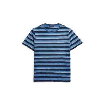 Ralph Lauren Classic Fit Cotton T-shirt Light Indigo Multi 1x Big