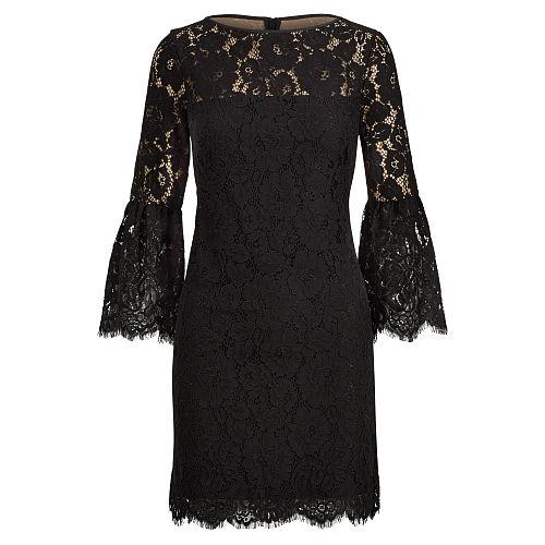 Ralph Lauren Lauren Bell-sleeve Lace Dress