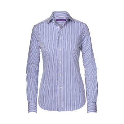 Ralph Lauren Charmain Striped Shirt White/classic Blue