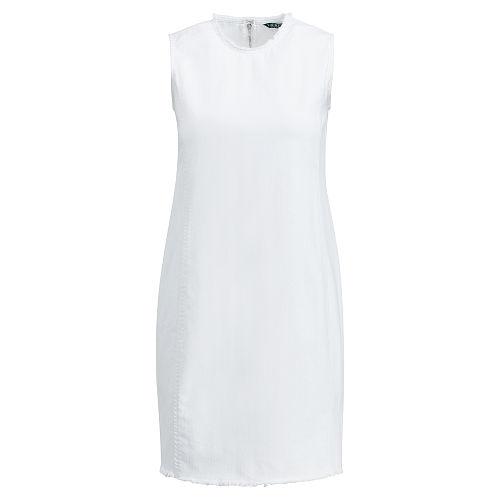 Ralph Lauren Lauren Denim Sheath Dress White