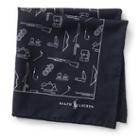 Polo Ralph Lauren Camping Wool Pocket Square