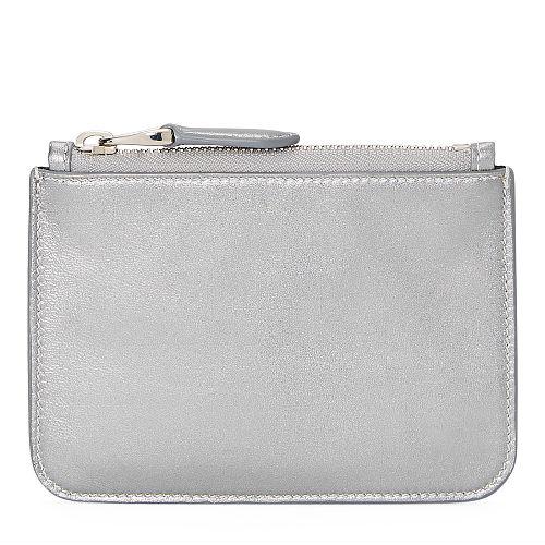 Ralph Lauren Metallic Nappa Mini Zip Pouch