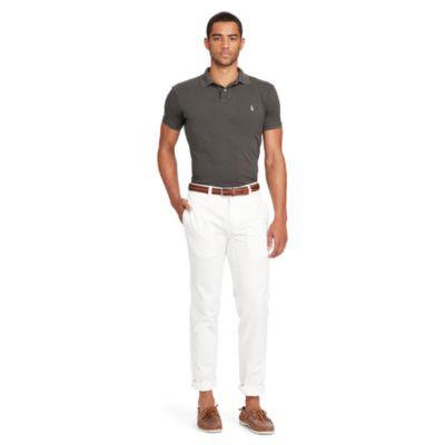 Ralph Lauren Straight Fit Cotton Chino White