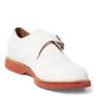 Polo Ralph Lauren Caldwell Suede Monk-strap Shoe Lily White