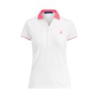 Ralph Lauren Pink Pony Slim Fit Polo Shirt White