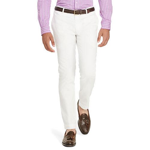 Polo Ralph Lauren Tailored Slim Fit Pima Chino White