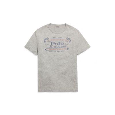 Ralph Lauren Custom Slim Fit Cotton T-shirt Twist Heather