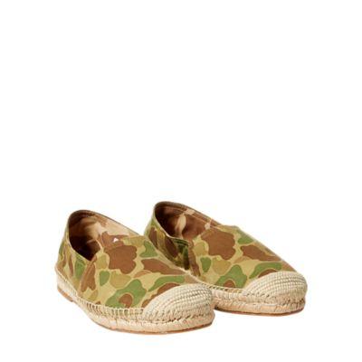 Ralph Lauren Camo Espadrille Olive Multi