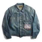 Ralph Lauren Rrl Indigo-dyed Leather Jacket Indigo