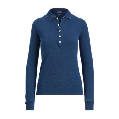 Ralph Lauren Women's Polo Shirt Dark Indigo
