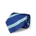 Ralph Lauren Striped Silk-blend Mogador Tie Navy/aqua