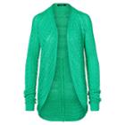 Ralph Lauren Lauren Cable-knit Open-front Cardigan Tropic Turquoise Ml