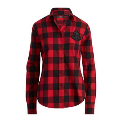 Ralph Lauren Buffalo Check Flannel Shirt Red/black