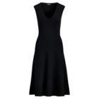 Ralph Lauren Sleeveless Fit-and-flare Dress Polo Black