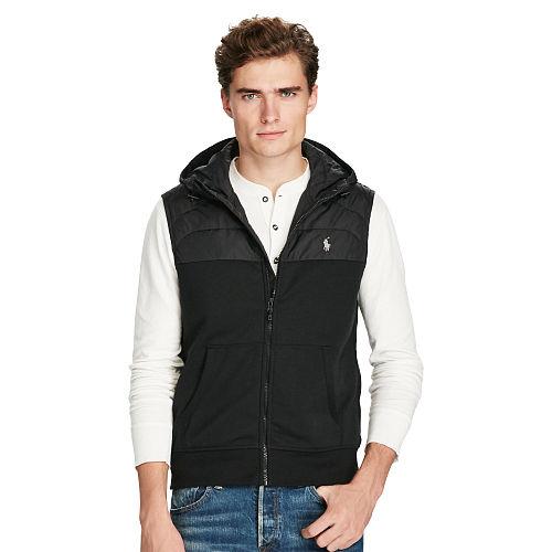 Polo Ralph Lauren Paneled Full-zip Vest Polo Black/polo Black