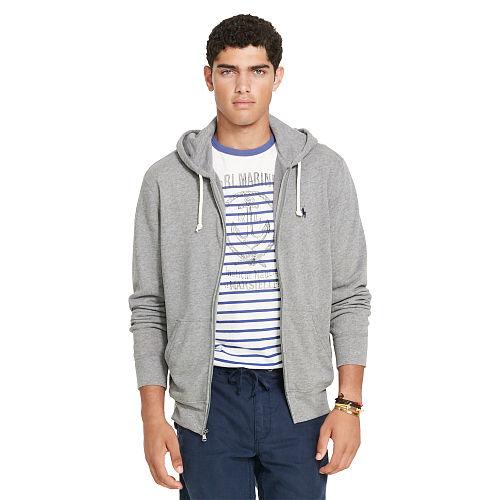 Polo Ralph Lauren French Terry Hoodie Speedway Grey Heather
