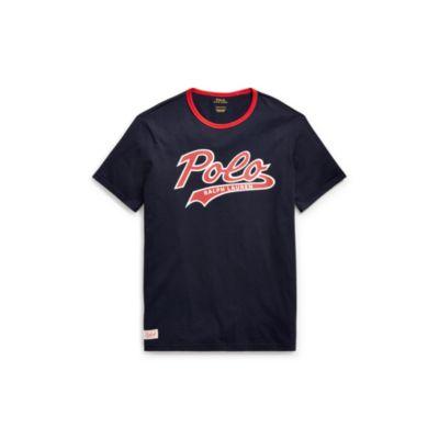 Ralph Lauren Classic Fit Ringer T-shirt Aviator Navy 1x Big