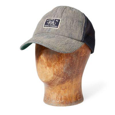 Ralph Lauren Cotton-linen Trucker Cap Indigo Cream