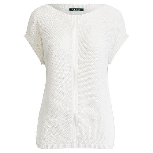 Ralph Lauren Lauren Cap-sleeve Sweater White