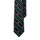 Polo Ralph Lauren Wool-silk Narrow Club Tie Green/navy