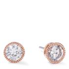 Ralph Lauren Lauren Crystal Stud Earrings Crystal/rosegold