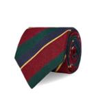 Ralph Lauren Regimental-stripe Tie Wine/navy/green/gold