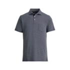 Ralph Lauren Custom Fit Jersey Polo Shirt French Navy/diamond Print