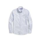 Ralph Lauren Striped Oxford Shirt Blue And White