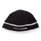 Ralph Lauren Polo Sport Thermal Fleece Running Hat Black/reflective Silver