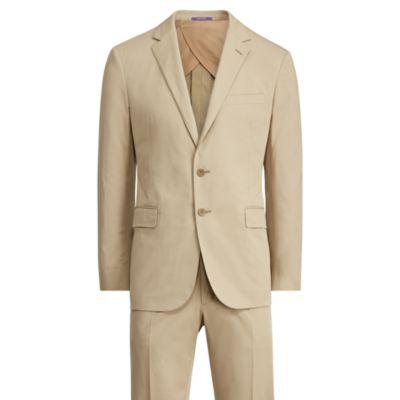 Ralph Lauren Nigel Slim Fit Gabardine Suit Tan