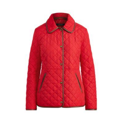 Ralph Lauren Quilted Jacket Heritage Red