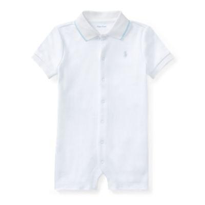 Ralph Lauren Cotton Interlock Polo Shortall White 3m