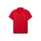 Ralph Lauren Classic Fit Bear Polo Shirt Ralph Red