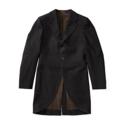 Ralph Lauren Wool Twill Morning Coat Dark Charcoal