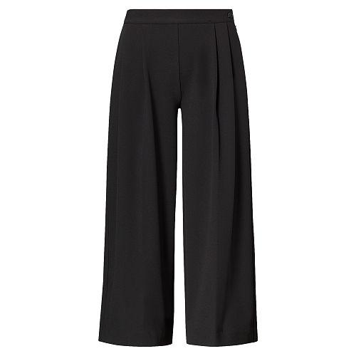 Ralph Lauren Lauren Jersey Wide-leg Pant Polo Black