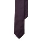Polo Ralph Lauren Textured Silk Narrow Tie Purple