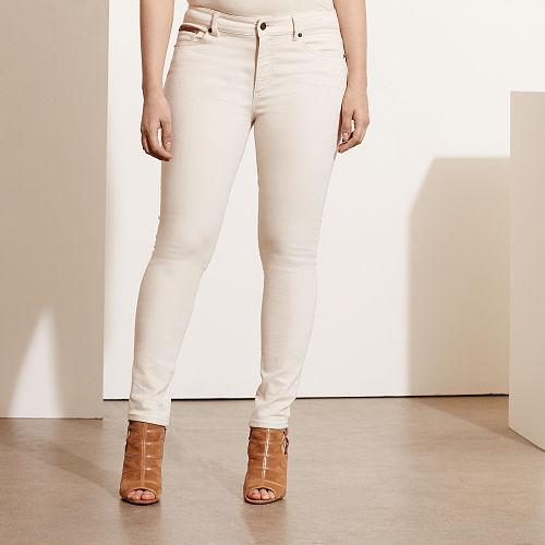Ralph Lauren Lauren Woman Premier Skinny Ankle Jean Archive Wash