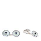 Ralph Lauren Mother-of-pearl Cuff Links Silver/white