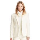 Polo Ralph Lauren Wool Herringbone Blazer Marshmellow