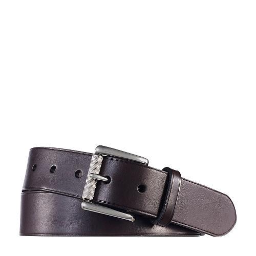 Ralph Lauren Vachetta Roller-buckle Belt Dark Brown