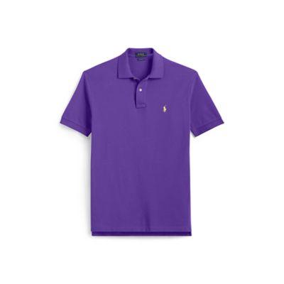 Ralph Lauren Classic Fit Cotton Mesh Polo Very Purple