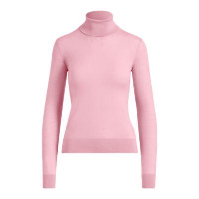 Ralph Lauren Cashmere Turtleneck Sweater Peony