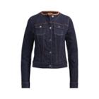 Ralph Lauren Collarless Denim Jacket Dark Rinse Wash