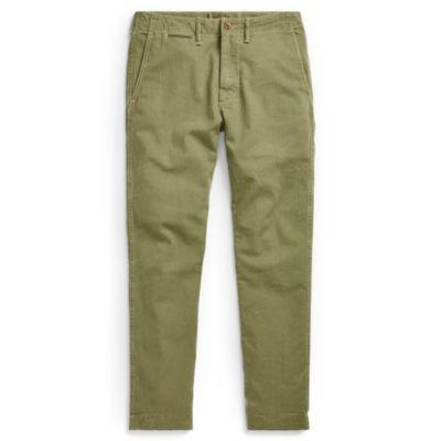 Ralph Lauren Straight Fit Cotton Chino Army Olive