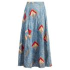 Ralph Lauren Patchwork Cotton Skirt Heritage Patchwork