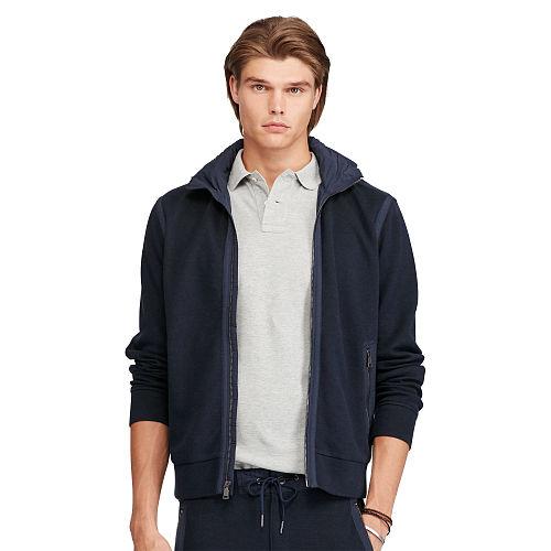 Polo Ralph Lauren Cotton-blend Hooded Jacket Cruise Navy