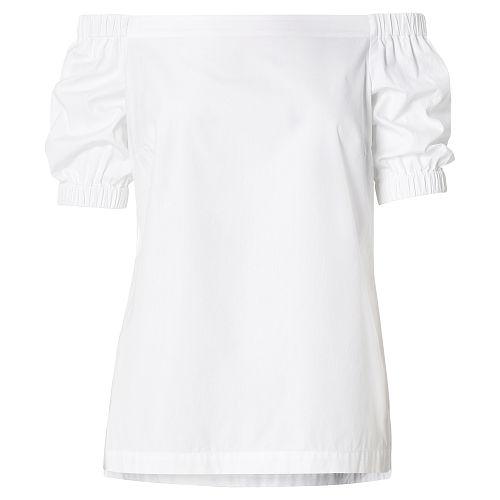 Ralph Lauren Lauren Petite Cotton Off-the-shoulder Top White